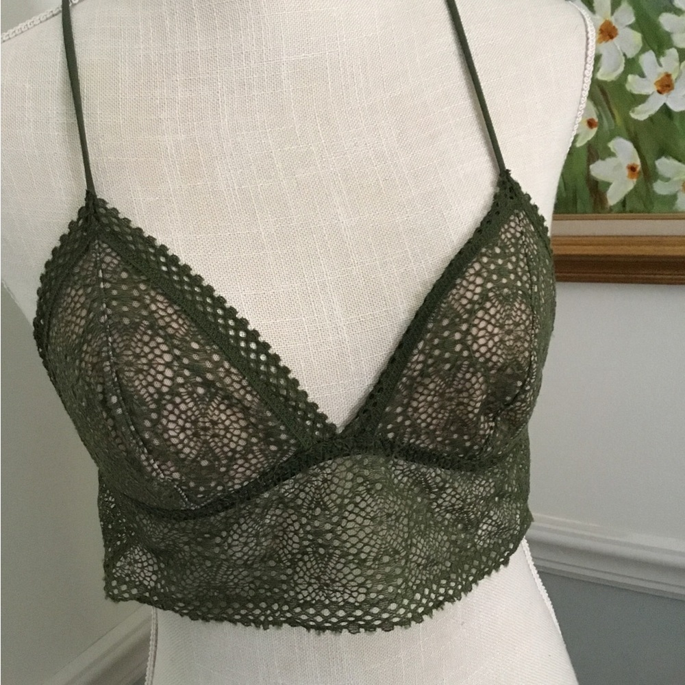 Olive Lace Bralette